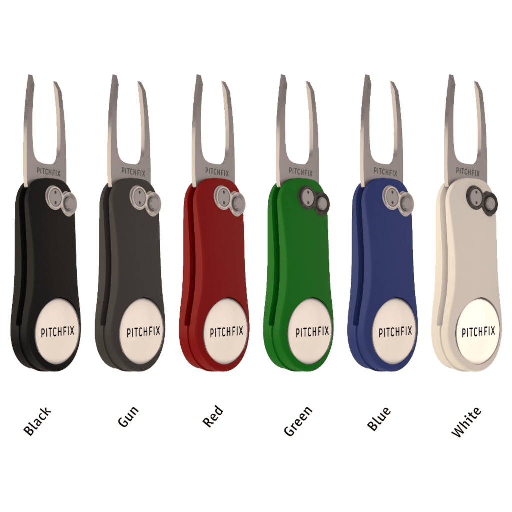 Pitchfix Original 2.0 Divot Tool - Red - The Back Nine Online