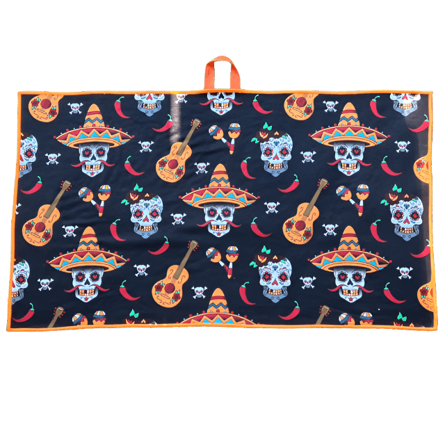 Sugar Skull "Chilli" Mallet Putter Cover & Towel Set - The Back Nine Online